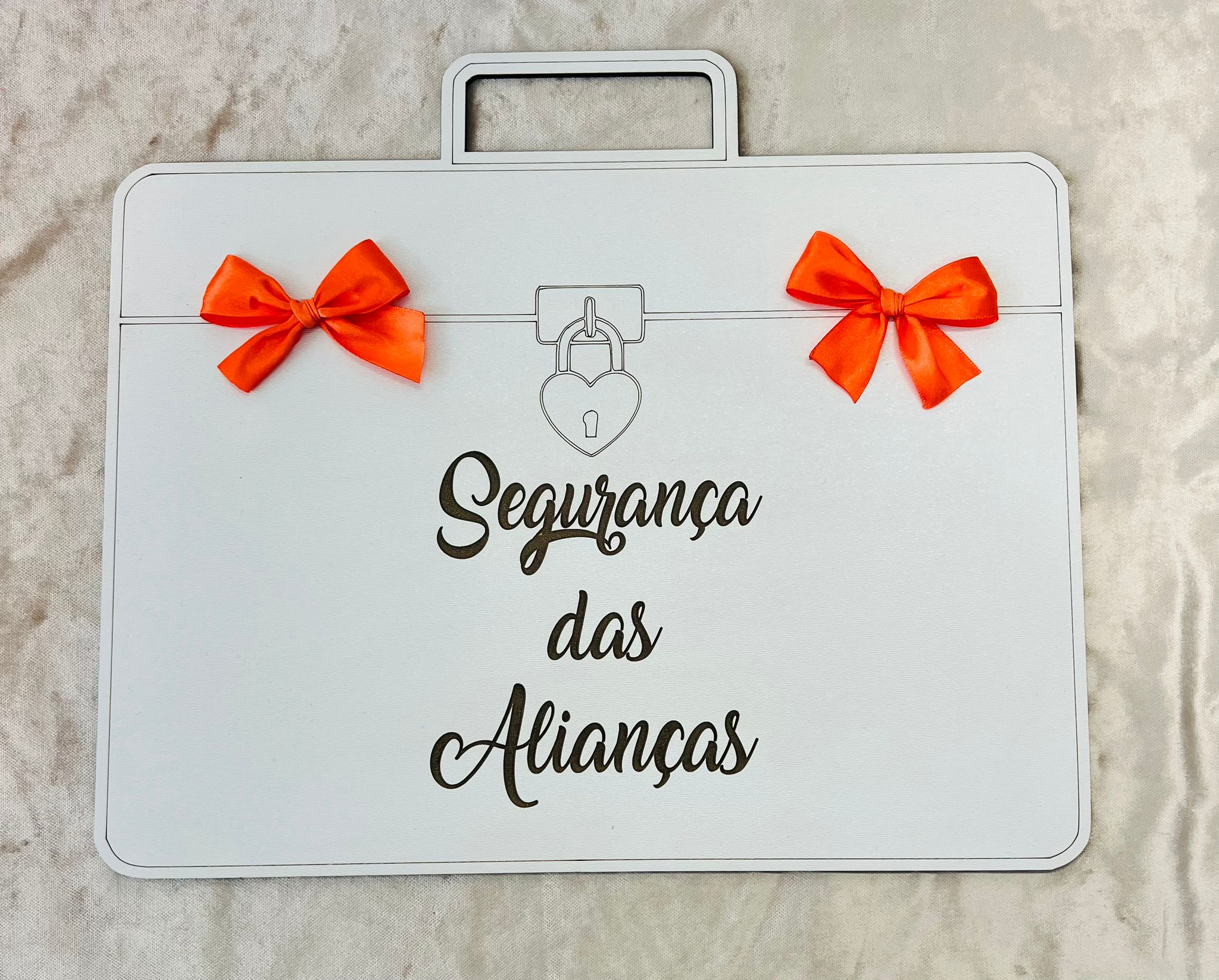 Mala 'Segurança das alianças' personalizada