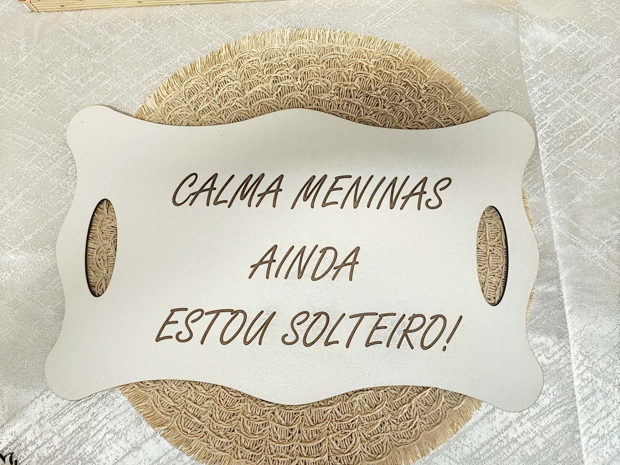 Placa de despedida de solteiro personalizada