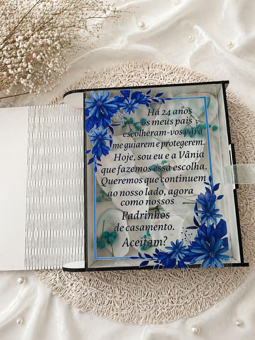 Peça personalizada para padrinhos de casamento