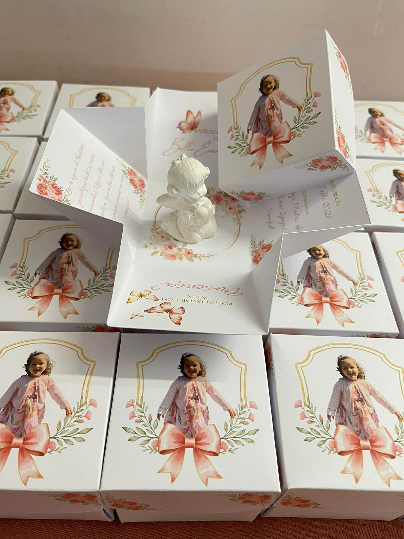 Convite de batizado personalizado