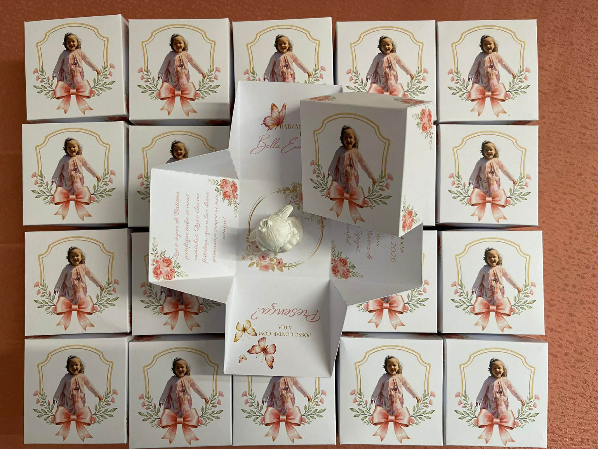 Convite de batizado personalizado