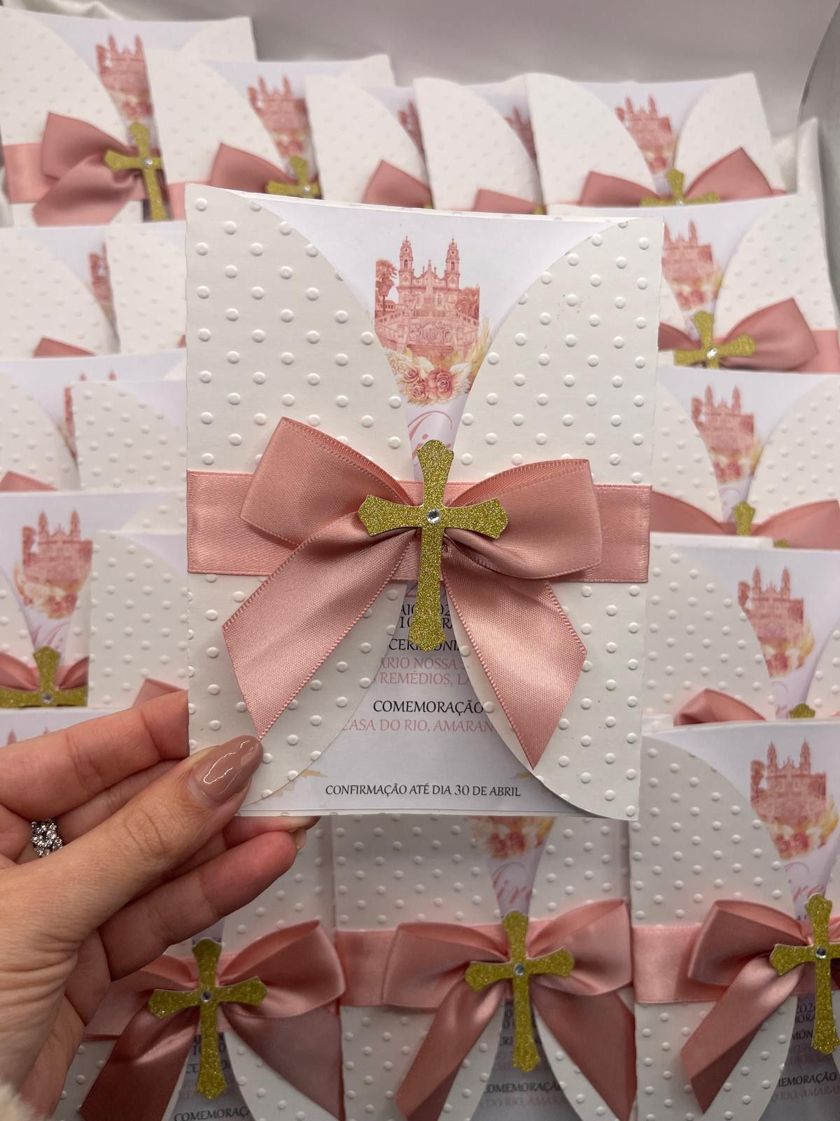 Convite de batizado personalizado
