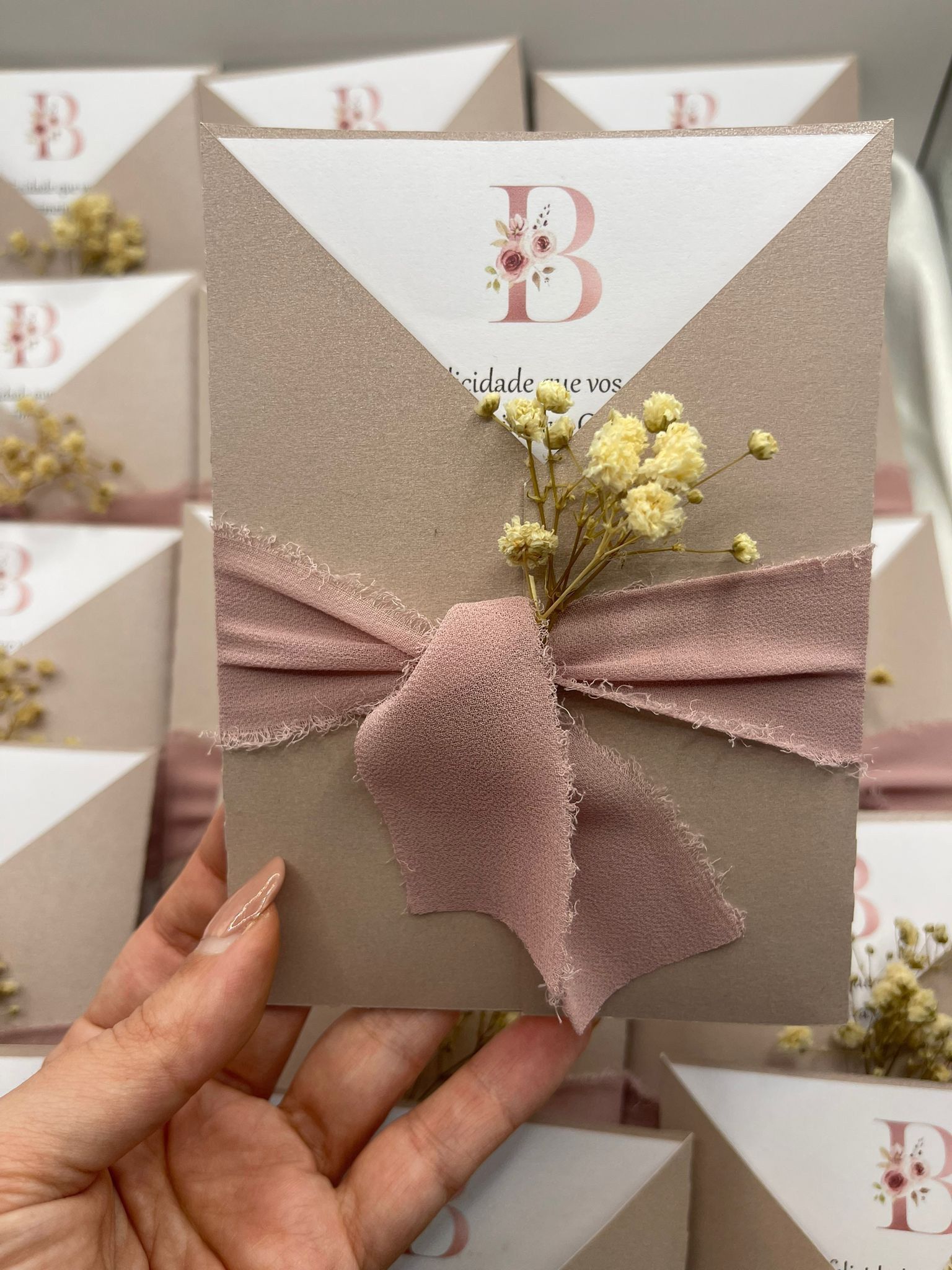 Convite de batizado personalizado