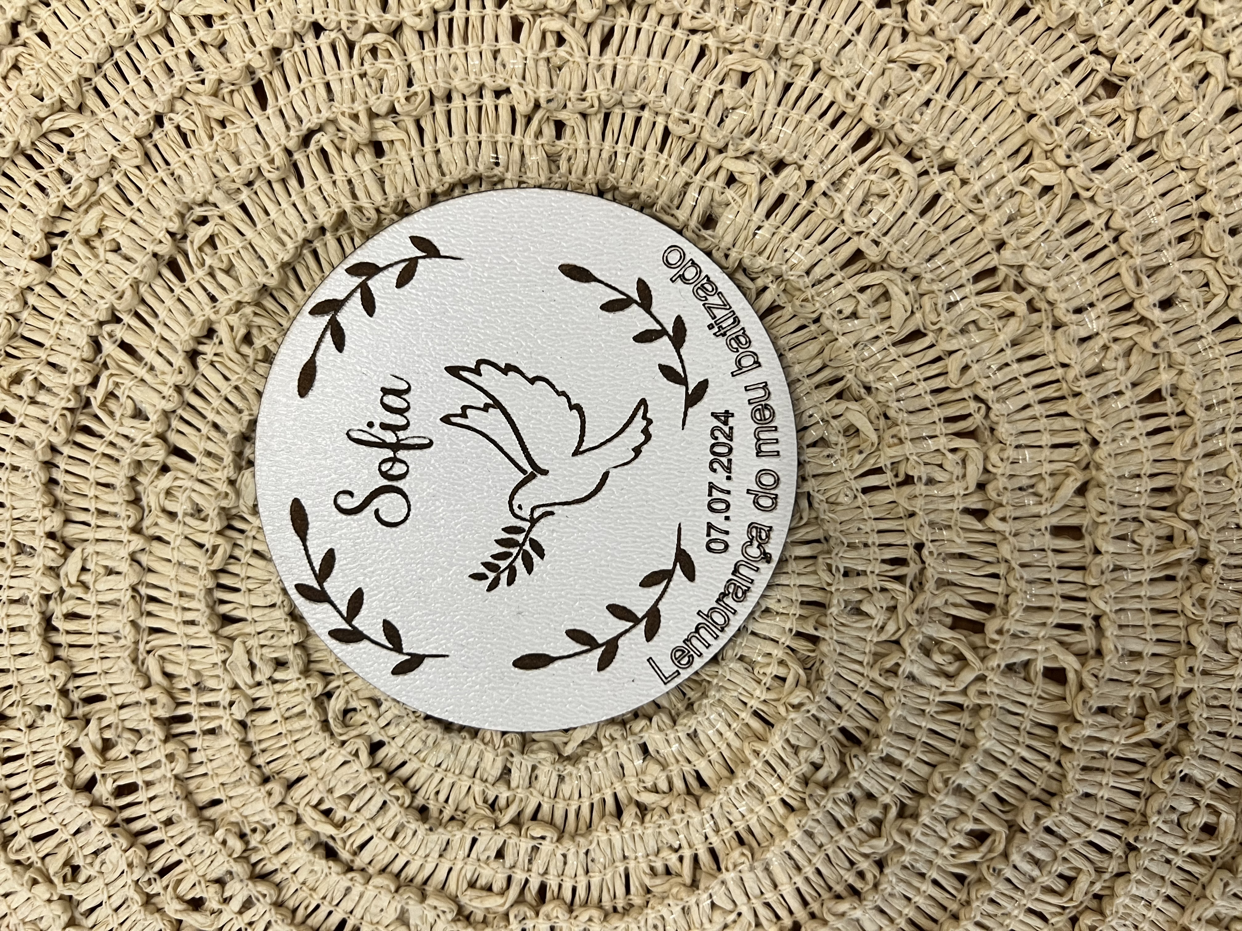 Lembrança de batizado personalizada