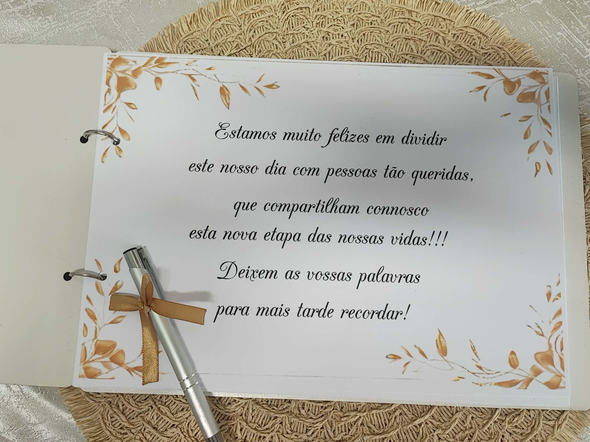 Livro de honra de casamento