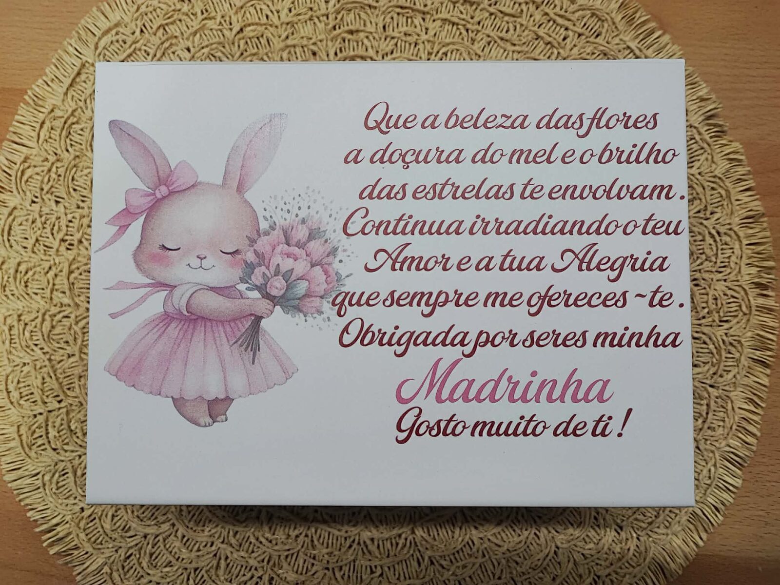Peça personalizada de Páscoa